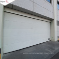 New White Sectional Overhead Electric Garage Door